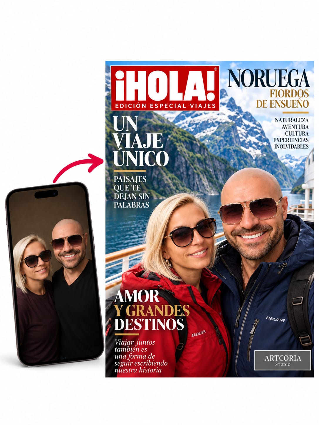 PORTADA DE REVISTA PERSONALIZADA