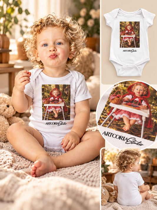 Bodis manga corta bebé - PERSONALIZADOS (6M-12M)