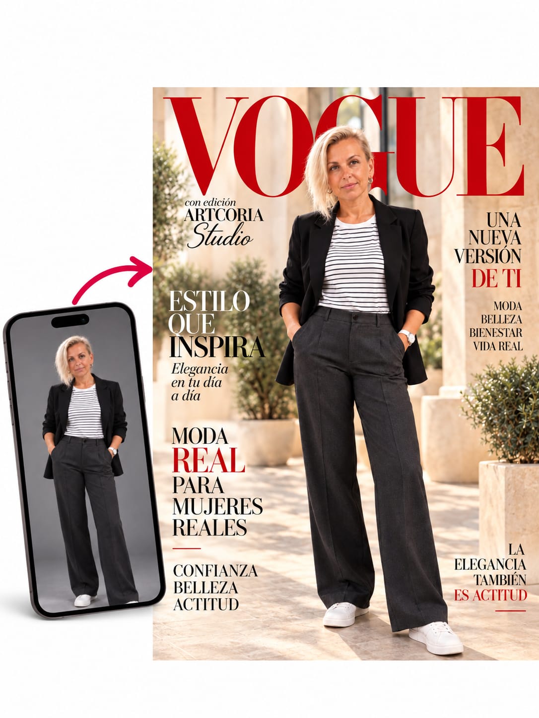 PORTADA DE REVISTA PERSONALIZADA